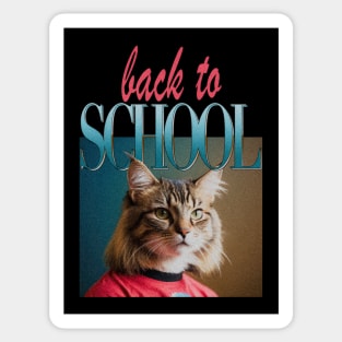 Back to School Cat Sticker